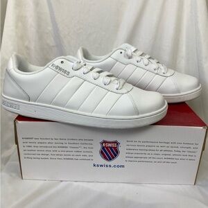 K-Swiss Classic Low White Silver Altadena Sneaker
